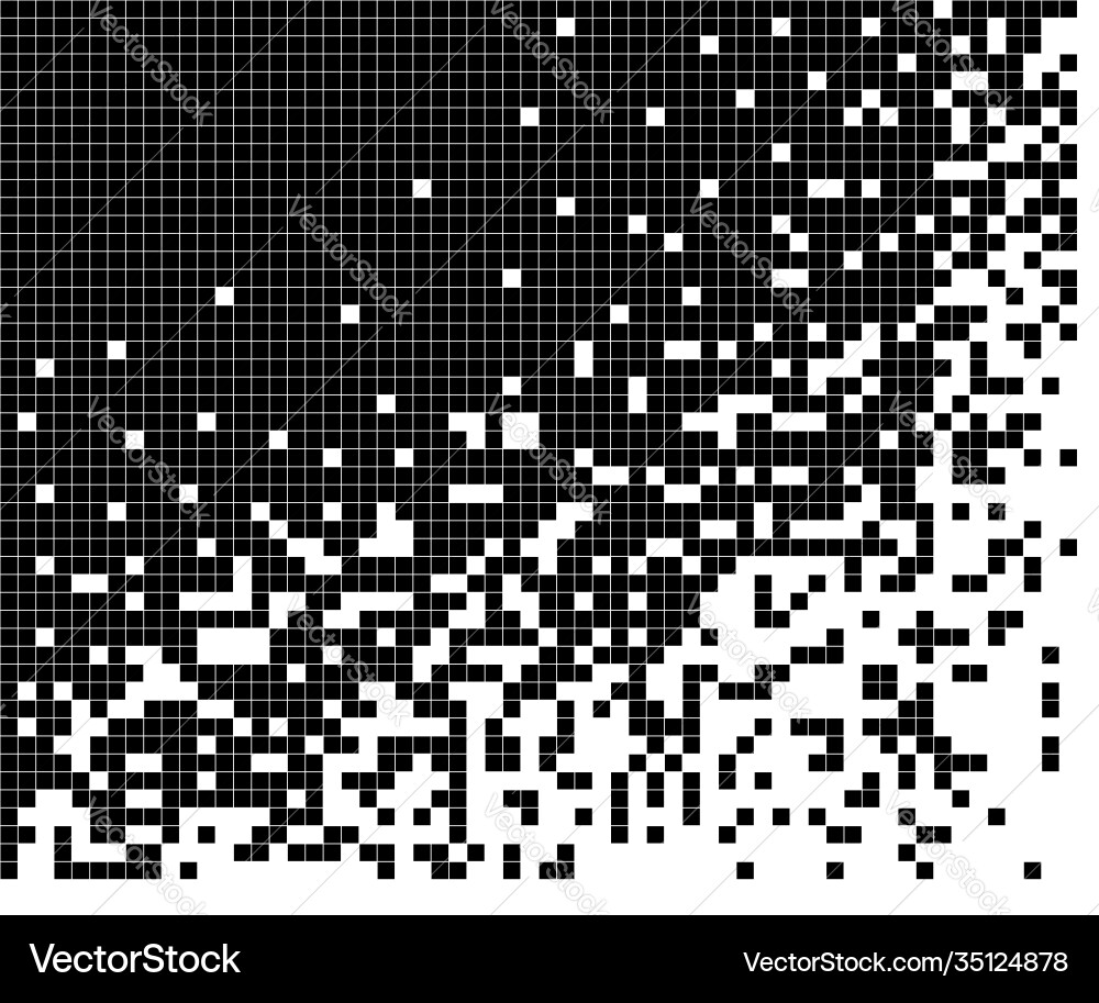 Dissolved filled square dotted pattern Dissolved filled square dotted pattern Vector Image