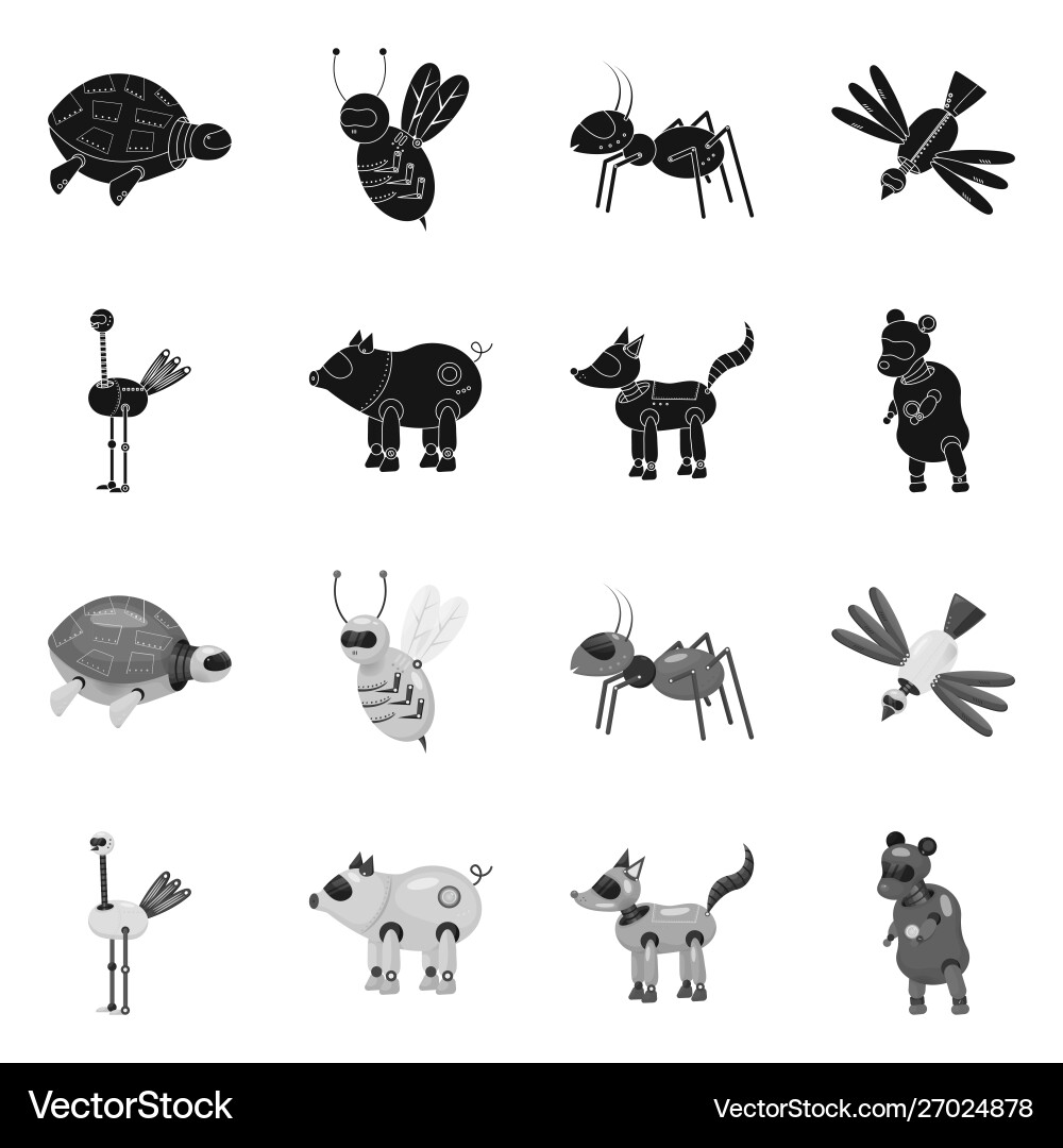 Isolated object toy and science symbol set Vector Image