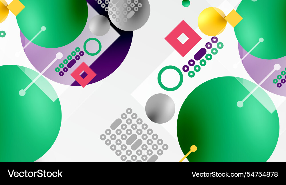 Minimalistic abstract design layered vector image