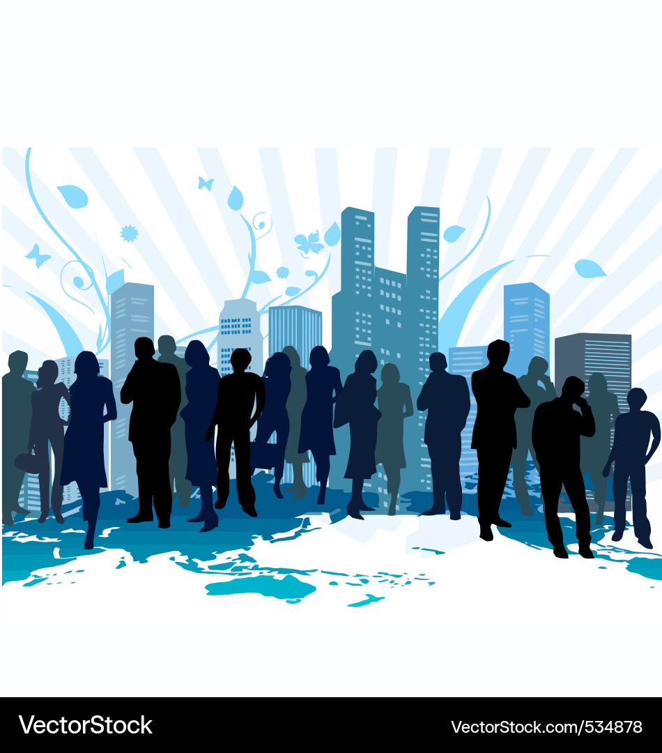 Modern Office Spaces Vector Image