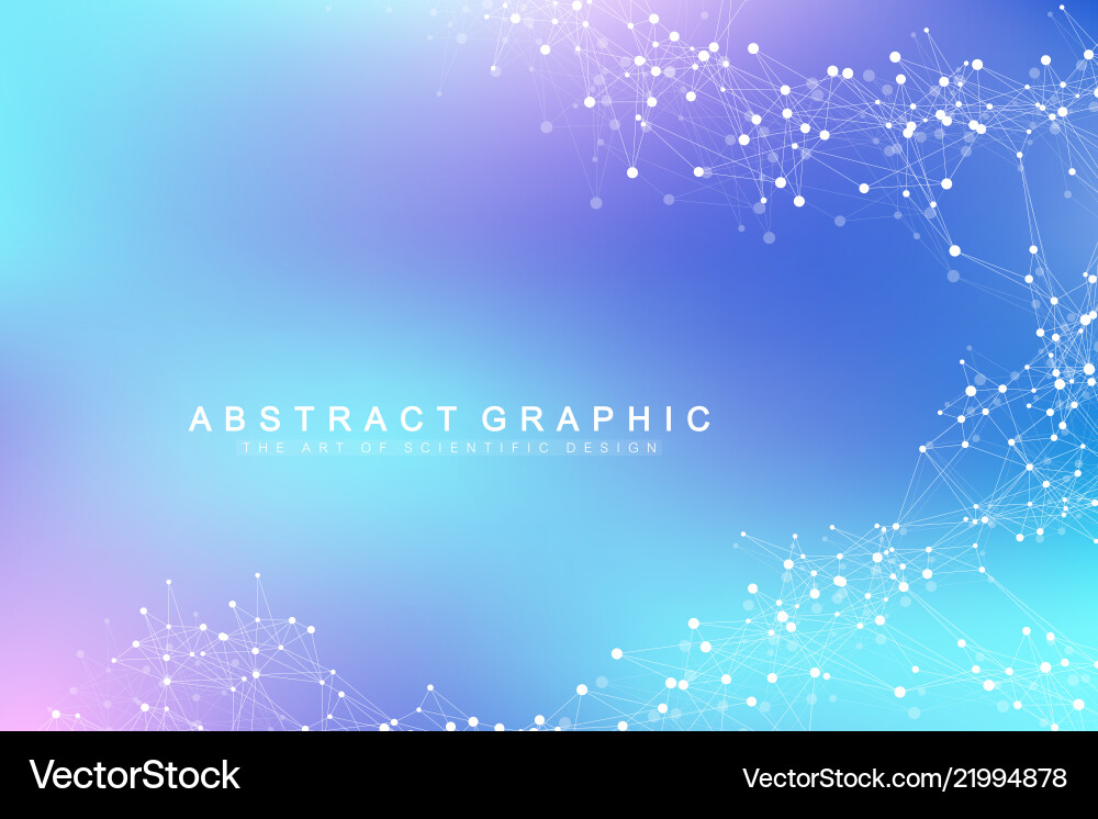 Technology abstract background with connected line Vector Image