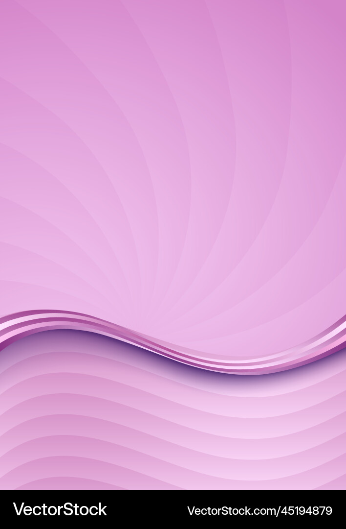 Abstract 3D Gradient Lines Background vector image