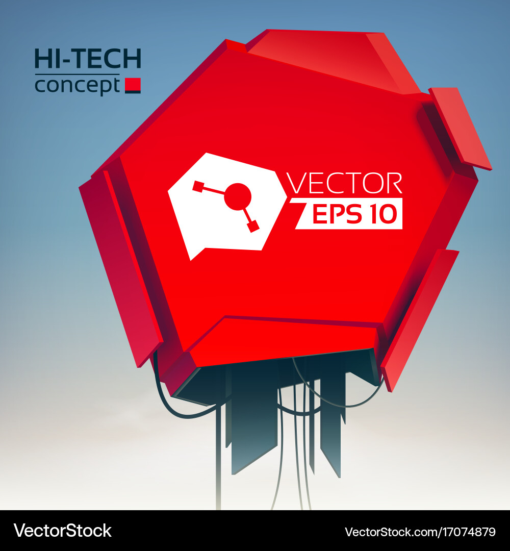 Abstract technologic design concept Vector Image