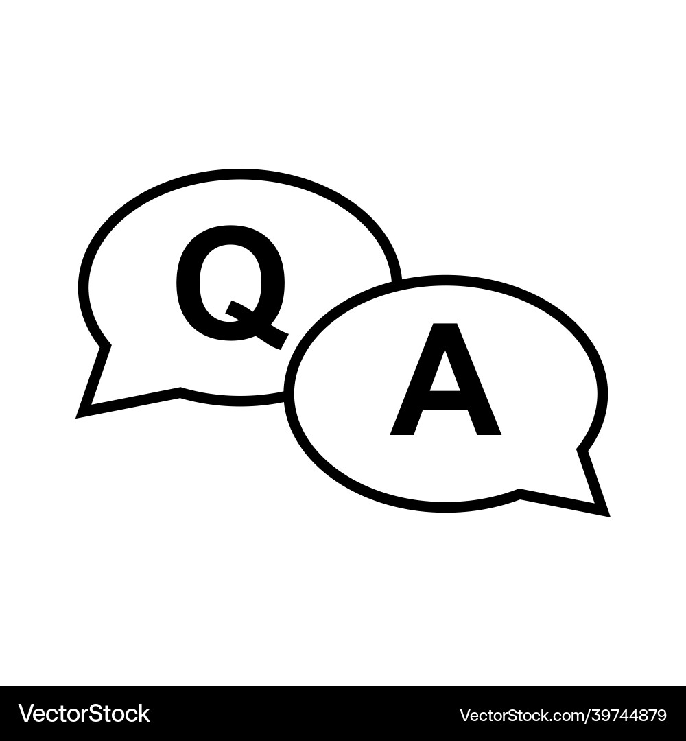 Faq frequently asked questions icon information Faq frequently asked questions icon information vector image