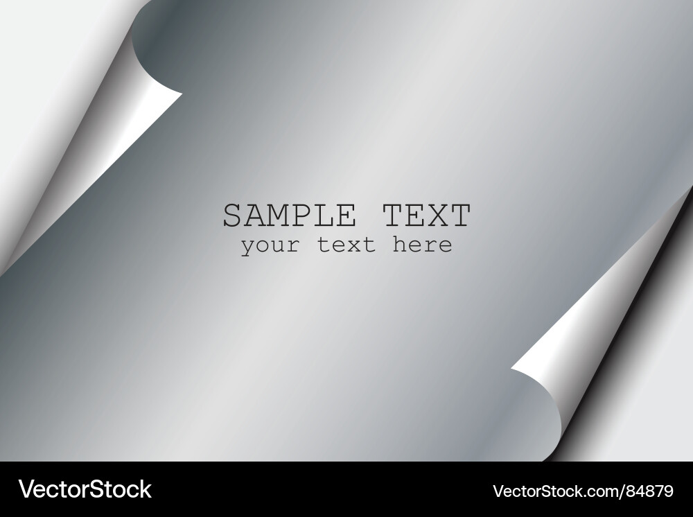 Paper Scroll - Folded Document Vector Image