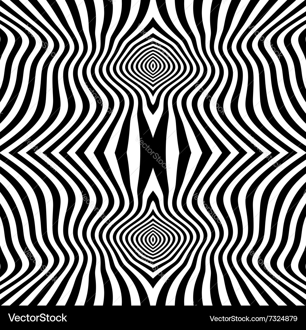 Pattern with optical abstract background vector image