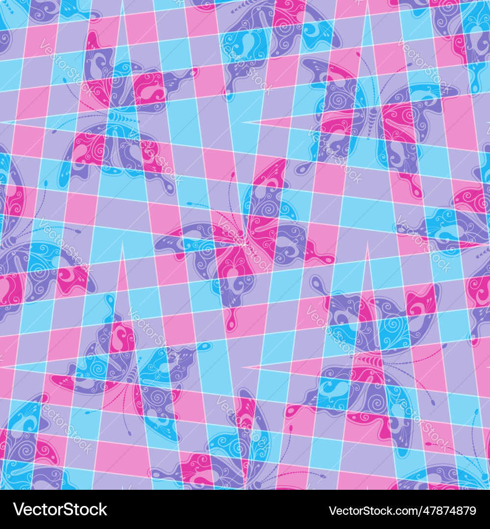 Seamless abstract diagonal pattern vector image