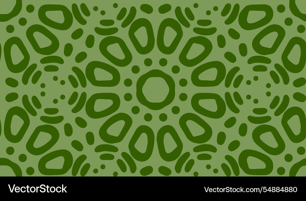 Abstract seamless pattern with natural elements vector image