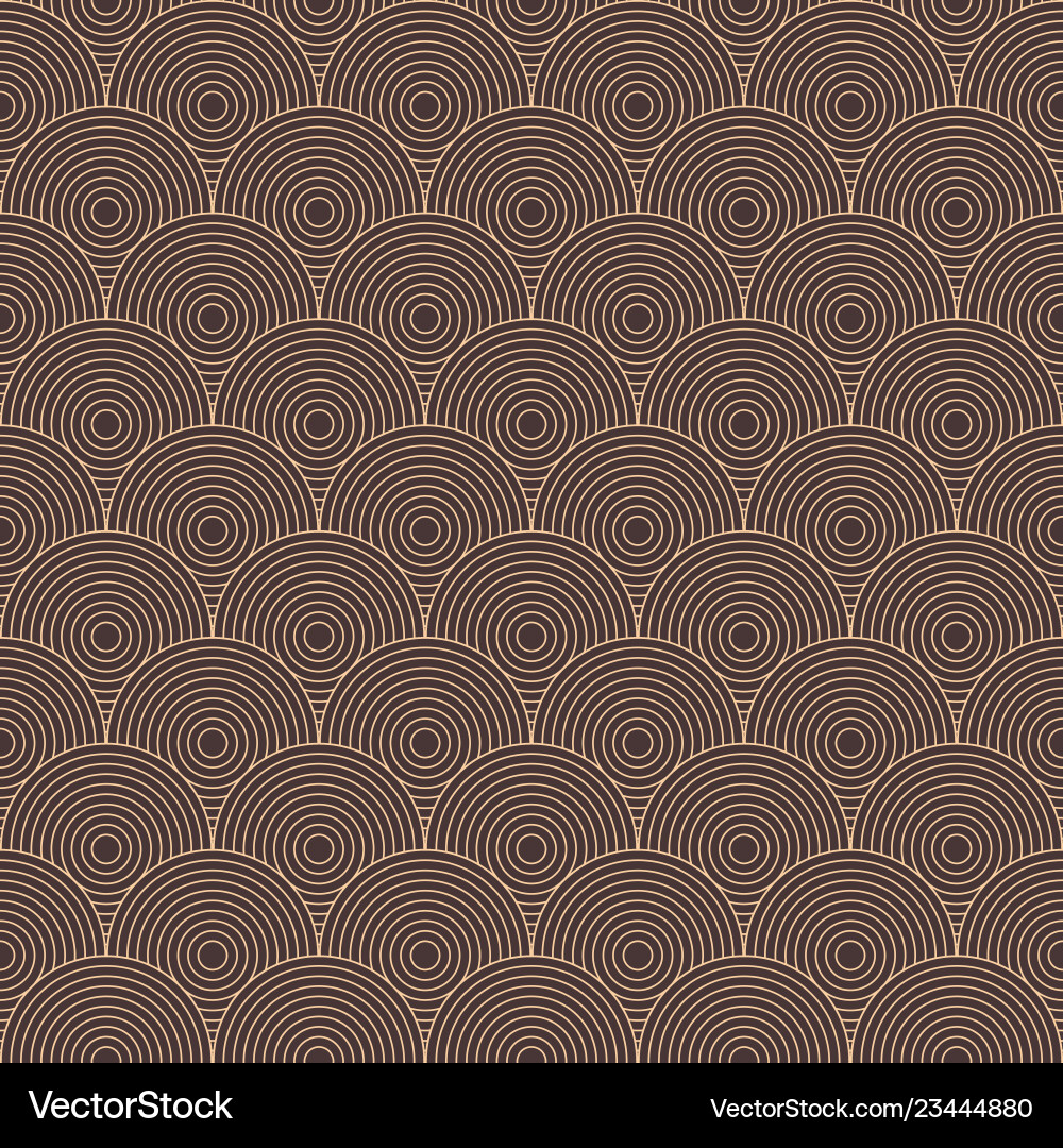 Art Deco Circle Pattern vector image