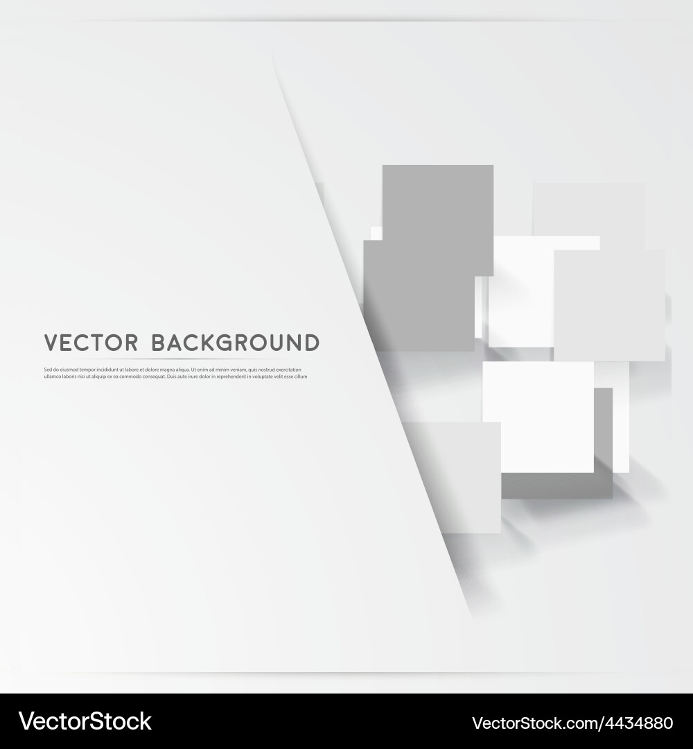 Background abstract squares vector image