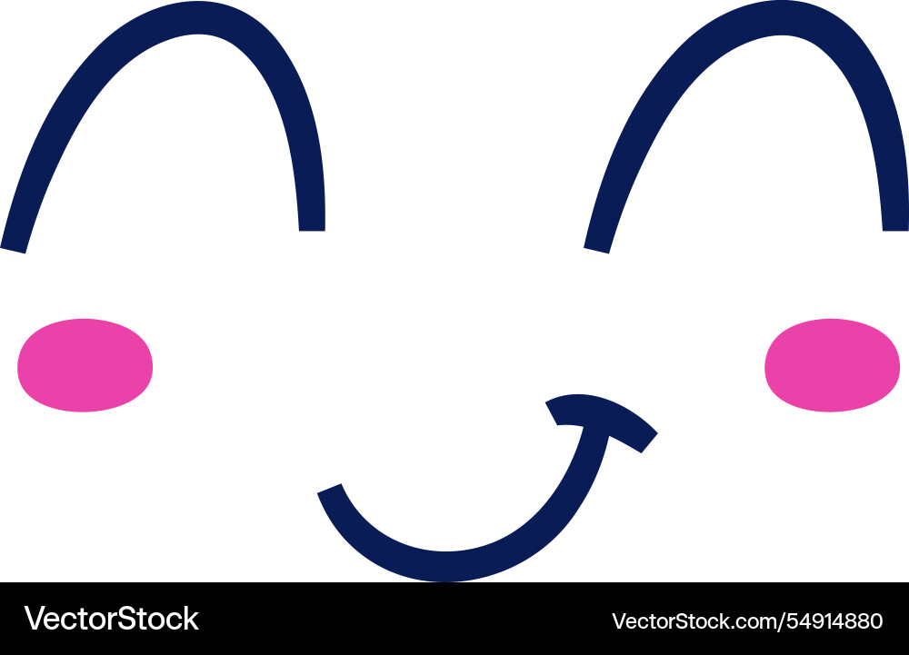 Childish abstract character with playful lines Childish abstract character with playful lines Vector Image