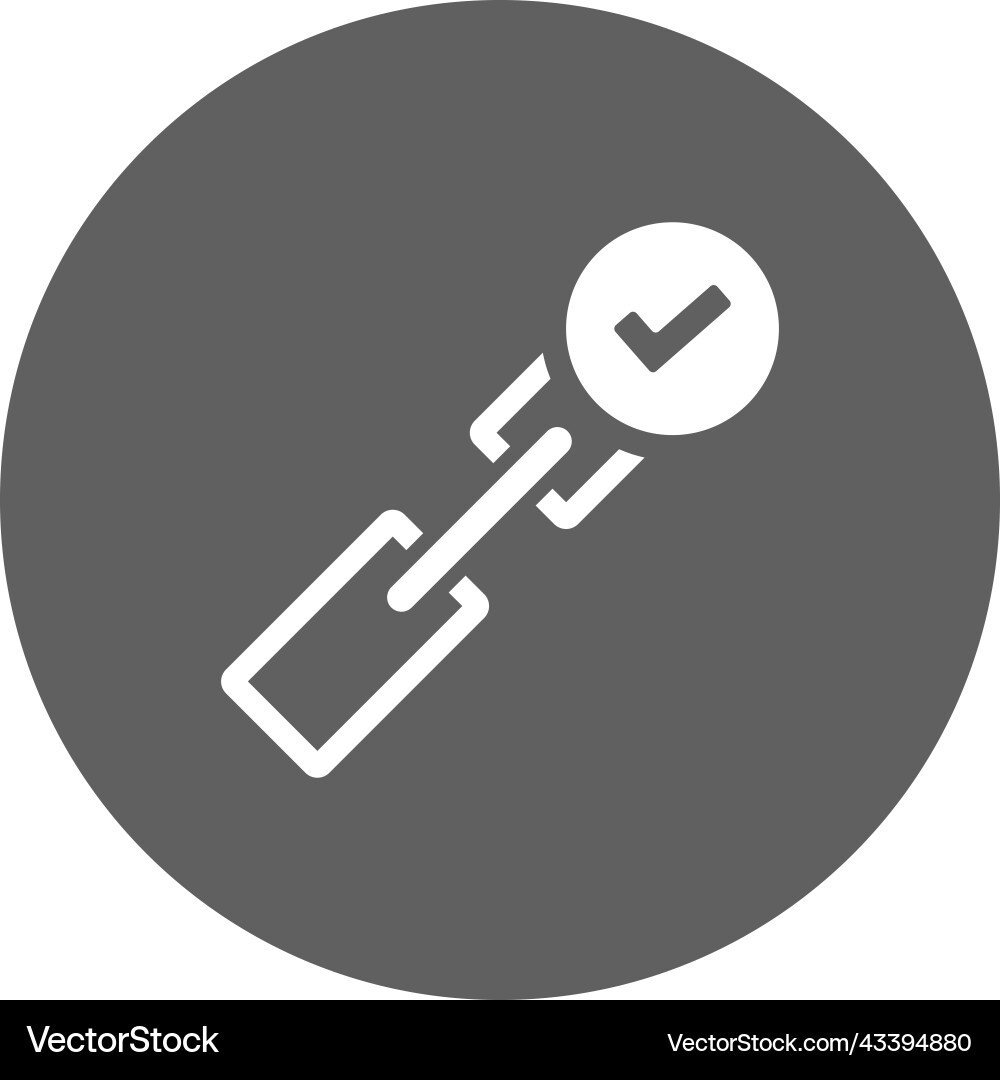Clean url icon gray graphics Vector Image