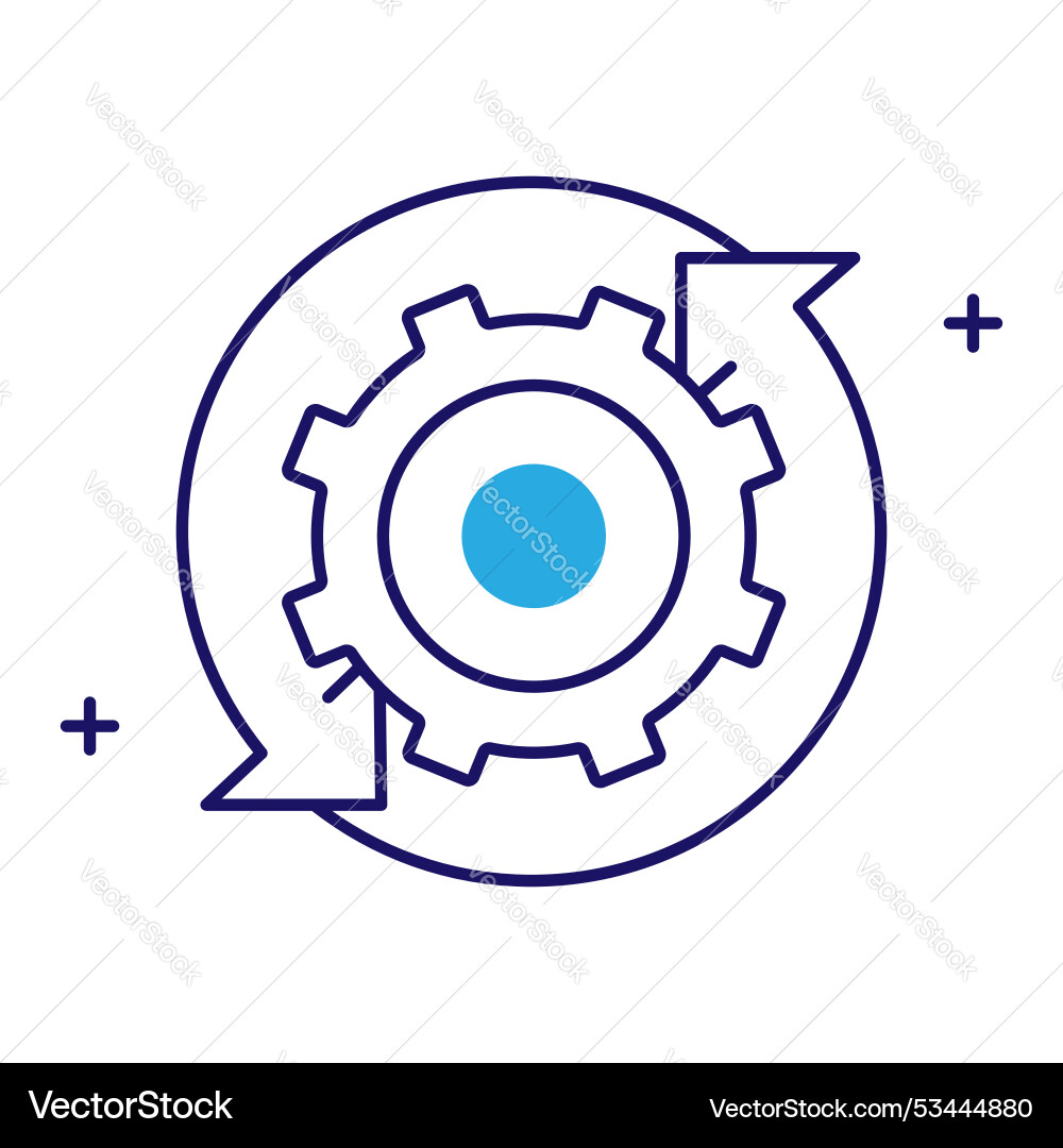 Code-Dekonstruktion und Reverse Engineering-Symbol vektorbild