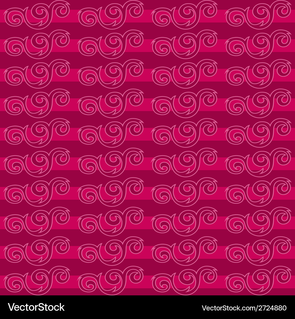 Decorative lines seamless pattern vector image