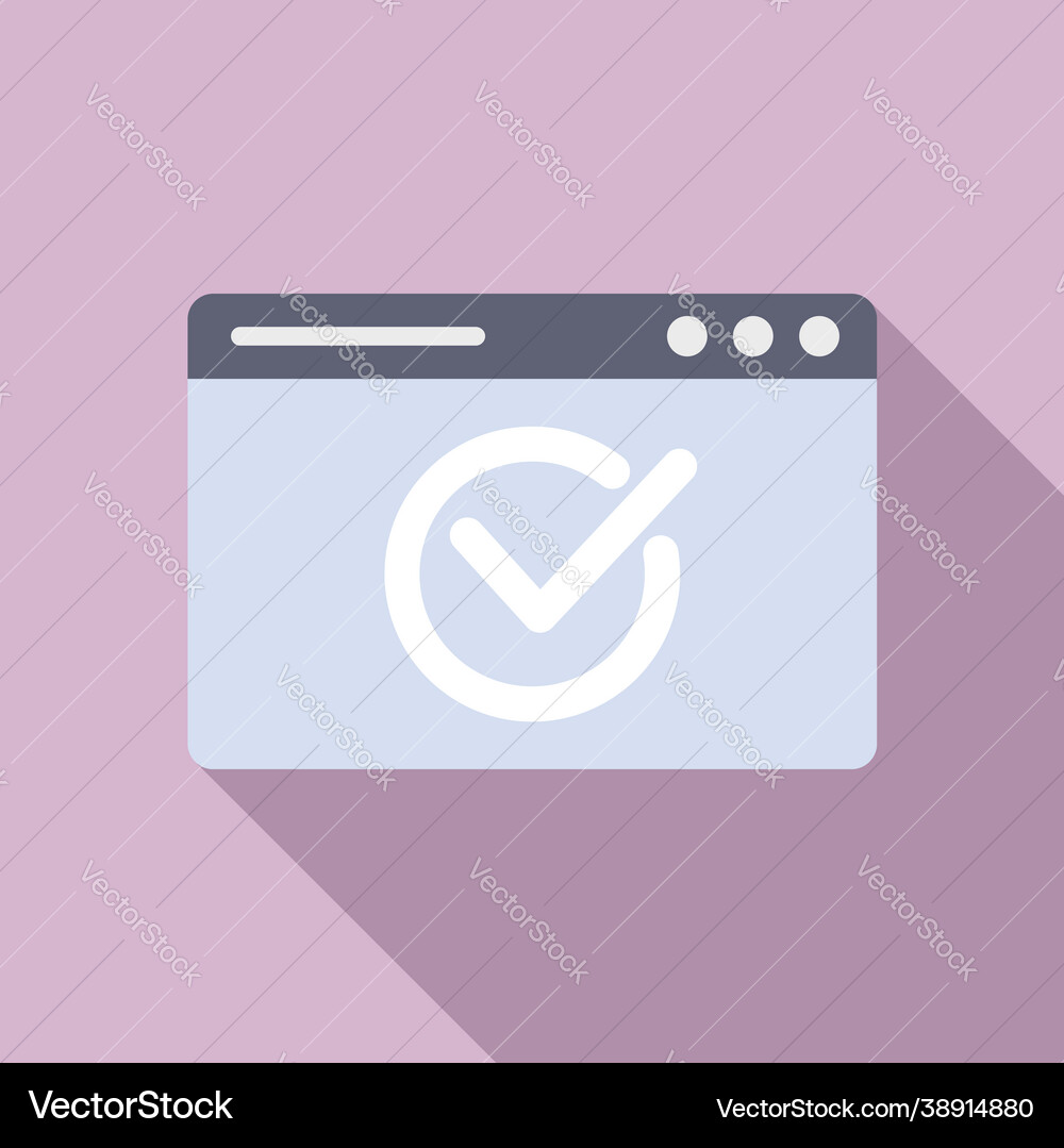 Quality web site icon flat learn doubt Quality web site icon flat learn doubt vector image
