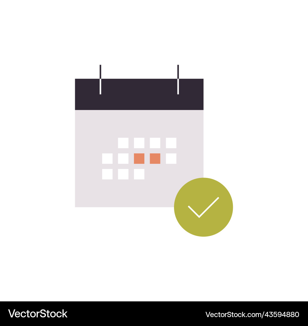 Simple approve related icon and accepted elements Simple approve related icon and accepted elements vector image