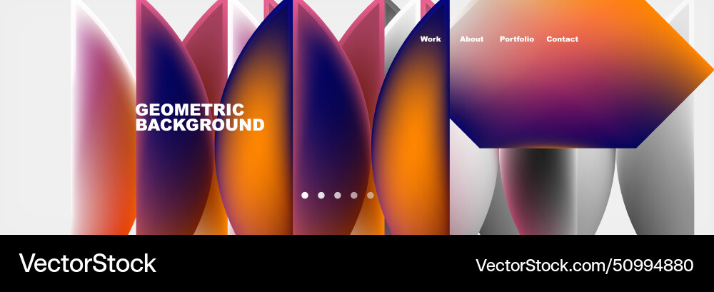 Vibrant purple and orange gradient create Vibrant purple and orange gradient create vector image