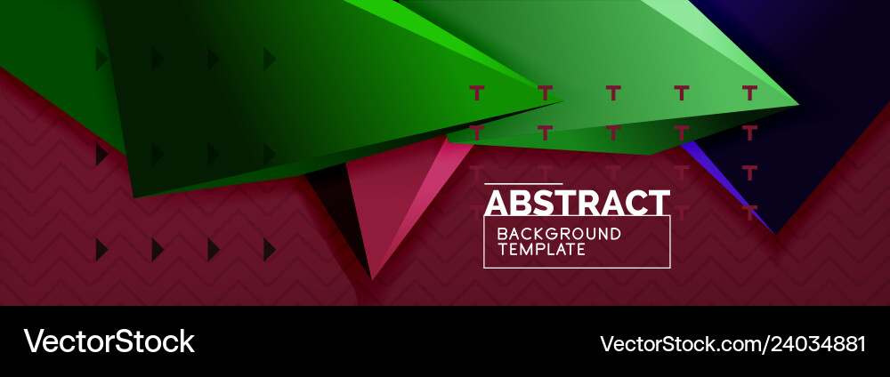 3d triangular minimal abstract background 3d triangular minimal abstract background vector image