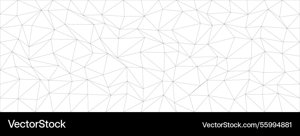 Abstract geometric pattern with triangular mesh vector image