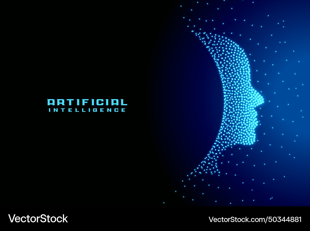 Artificial intelligence web tech innovation Vector Image