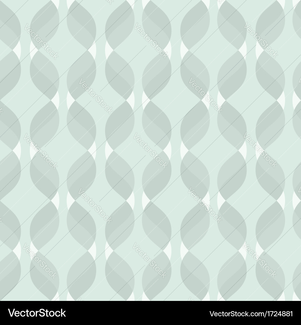 Seamless pattern with tangled waves vector image