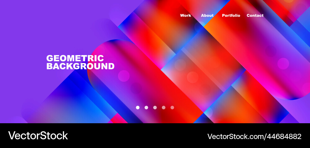 Abstract background - squares and lines Vector Image