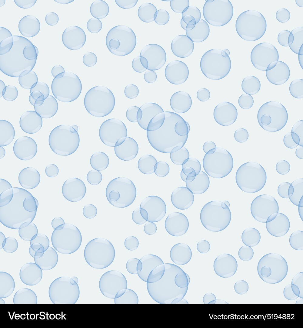 Bubbles seamless Royalty Free Vector Image - VectorStock