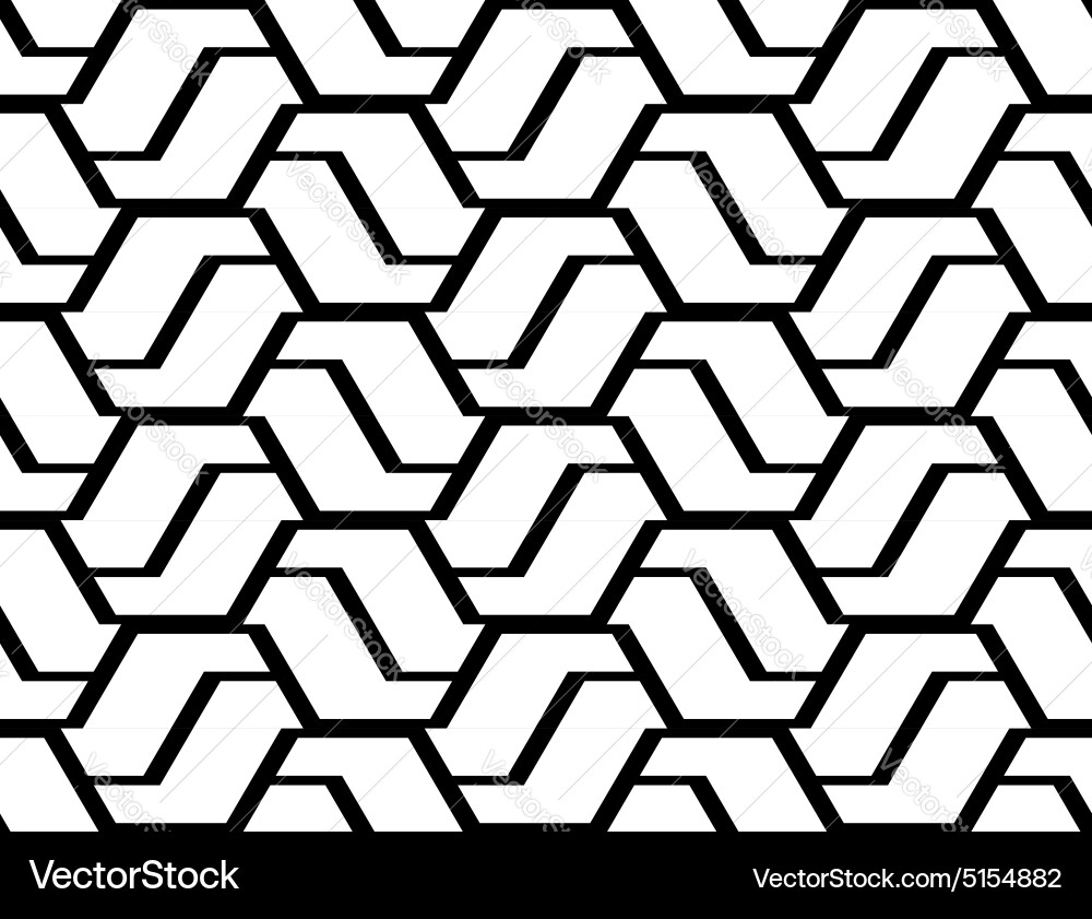 Design seamless monochrome zigzag pattern Vector Image