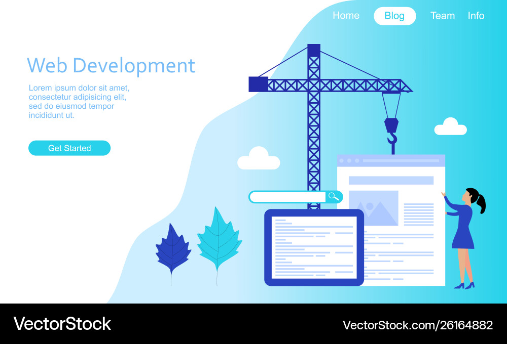 Flat design searching engineering log Vector Image