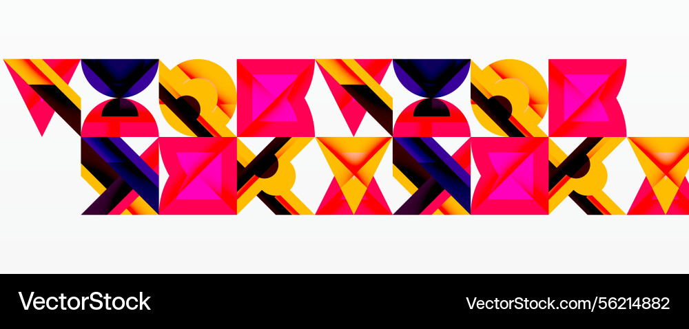 Geometric pattern features repeating squares Geometric pattern features repeating squares Vector Image