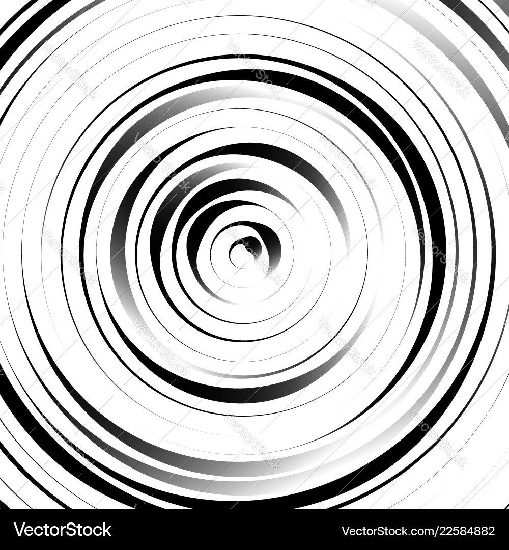 Radial concentric circles with irregular dynamic Radial concentric circles with irregular dynamic vector image