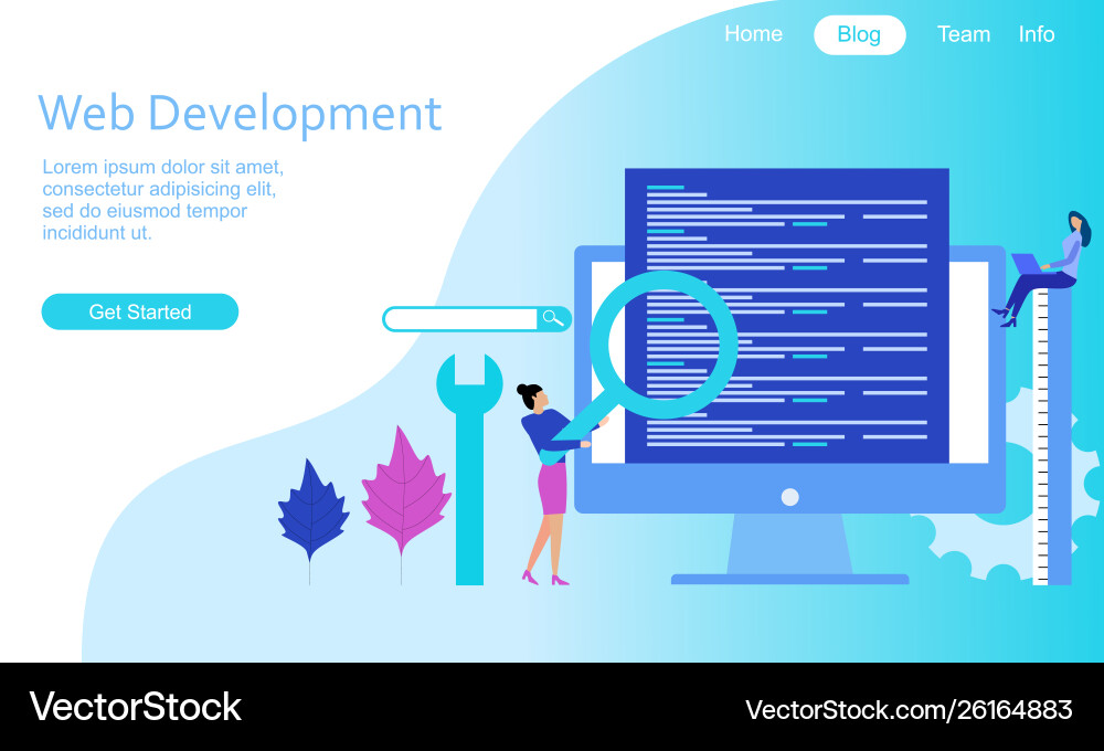 Flat design searching engineering log Vector Image