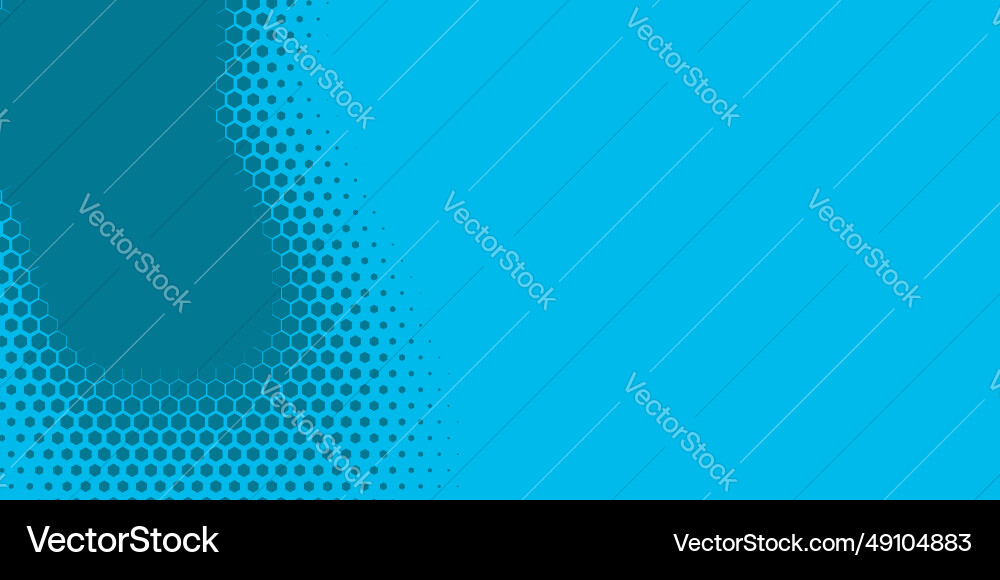 Geometric abstract hexagon two color background Vector Image