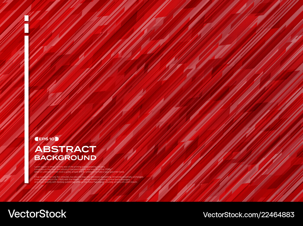 Gradient red futuristic strip line pattern Gradient red futuristic strip line pattern vector image