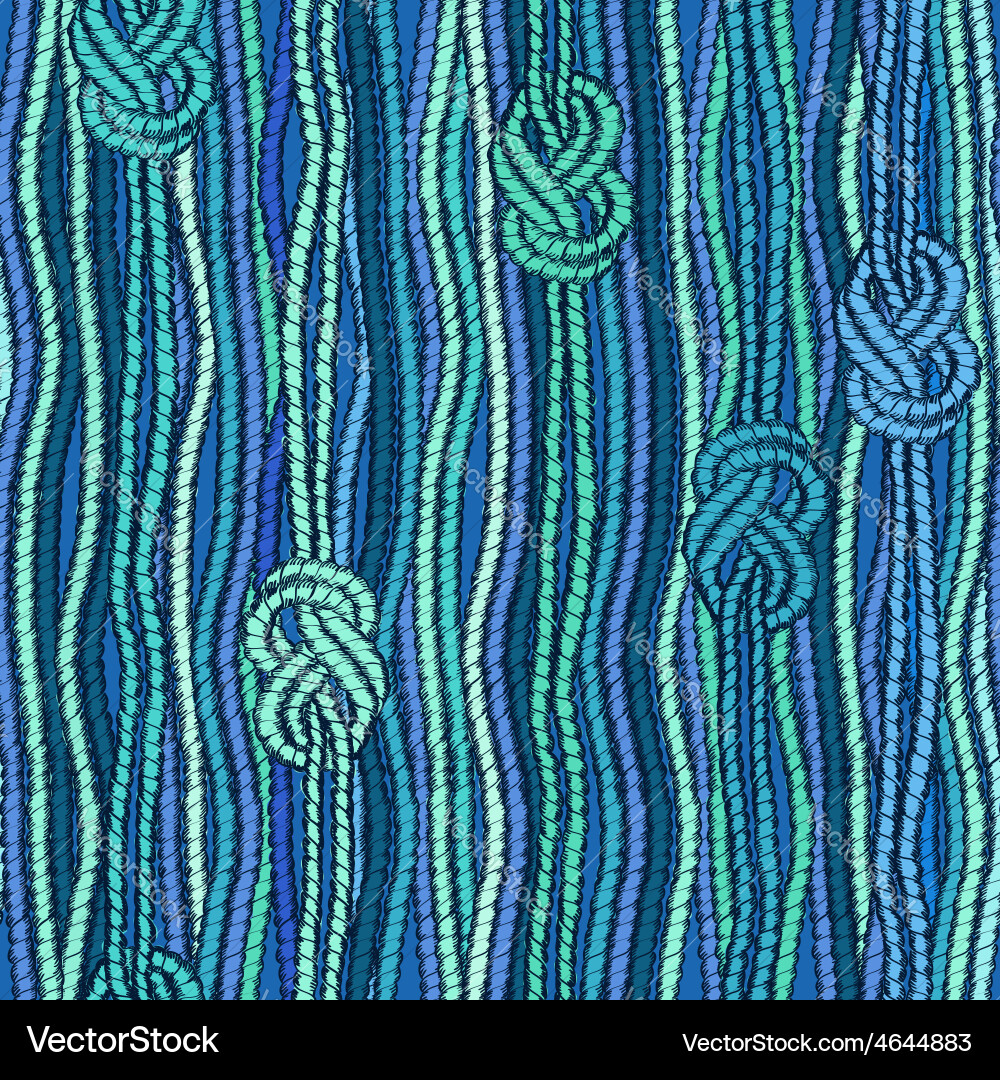 Nautical Rope Pattern Royalty Free Vector Image