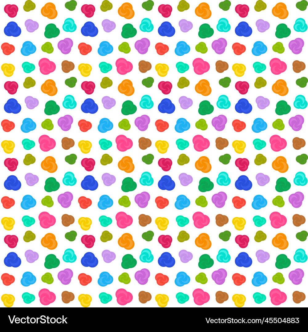 Seamless pattern from colorful dots summer prints Vector Image