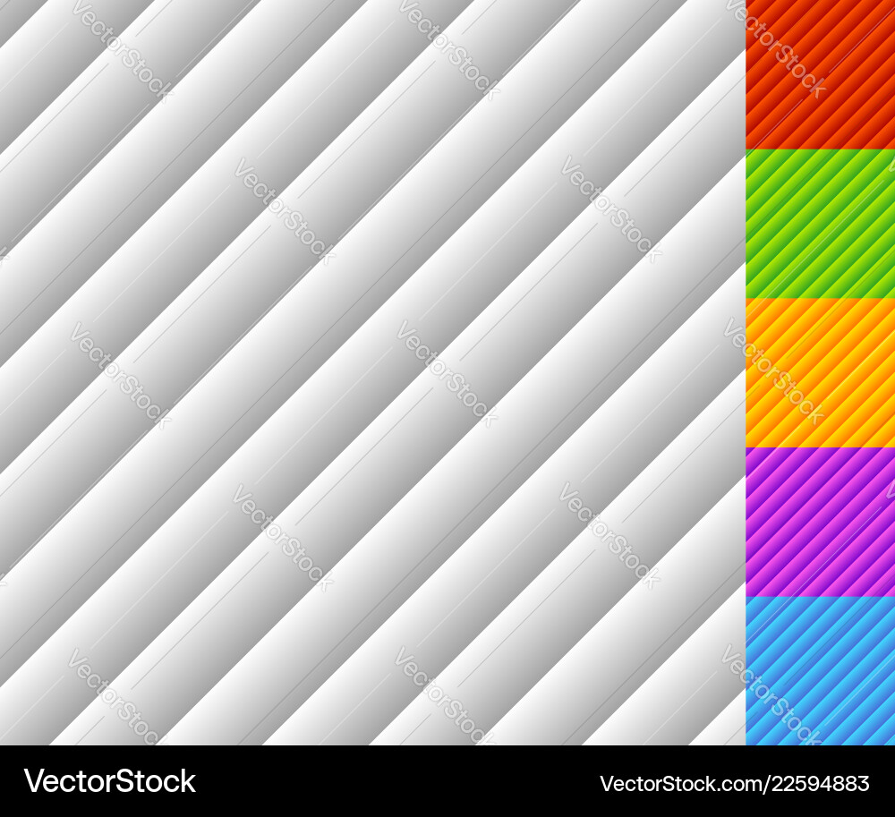 Slanted lines pattern with gradient fills each vector image