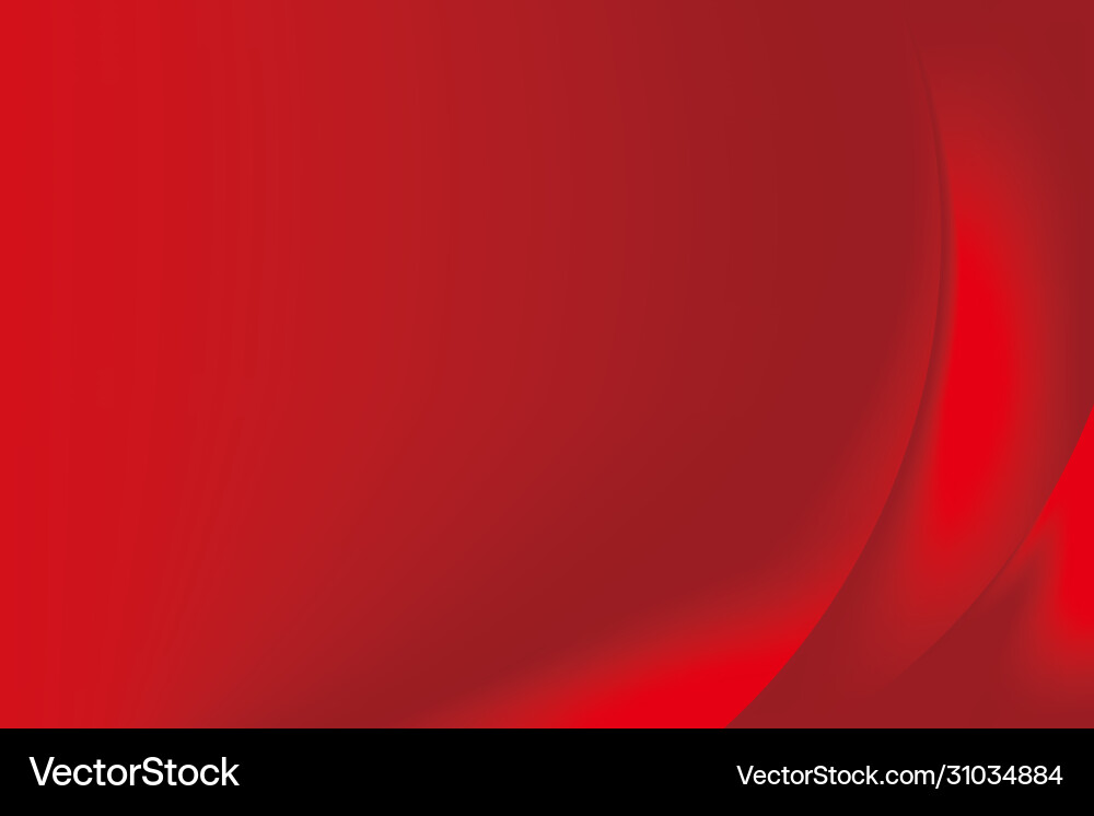 Abstract smooth red wave gradient background Abstract smooth red wave gradient background vector image