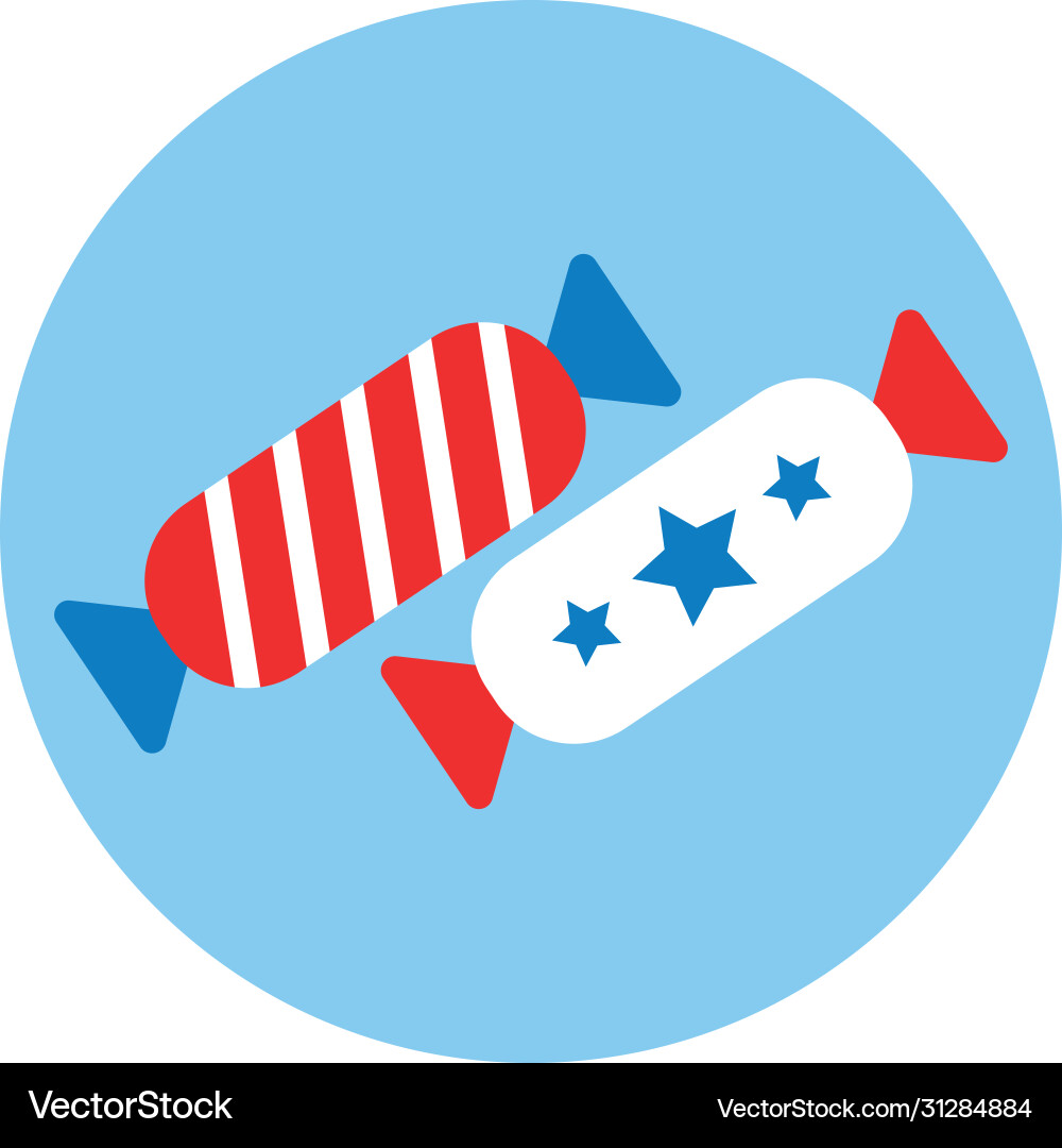 Fireworks splash block style icon Vector Image