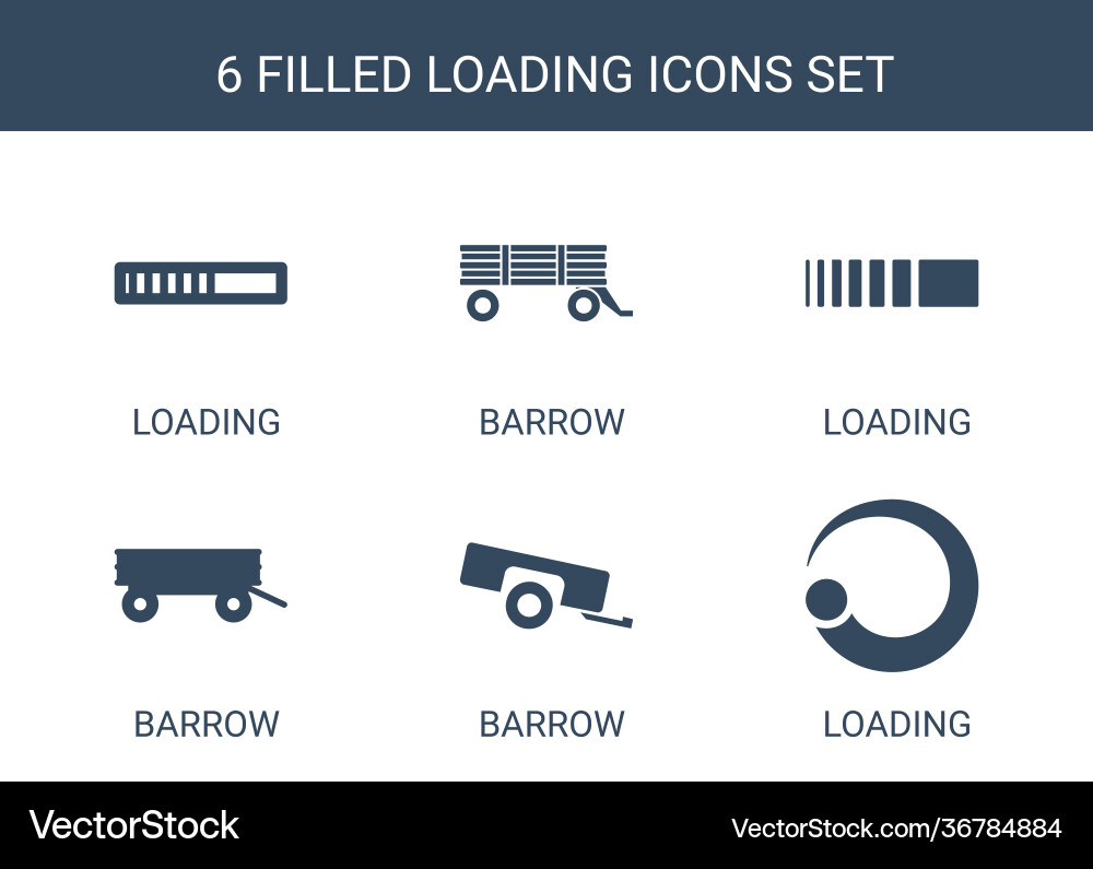 Loading icons Loading icons vector image