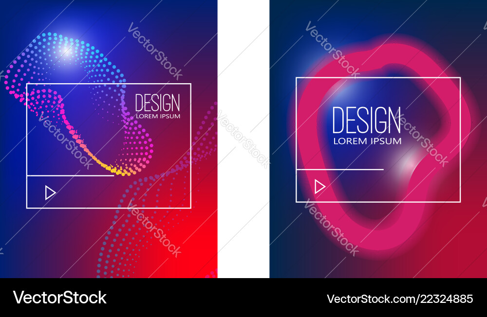 Abstract background with gradient waves Abstract background with gradient waves vector image