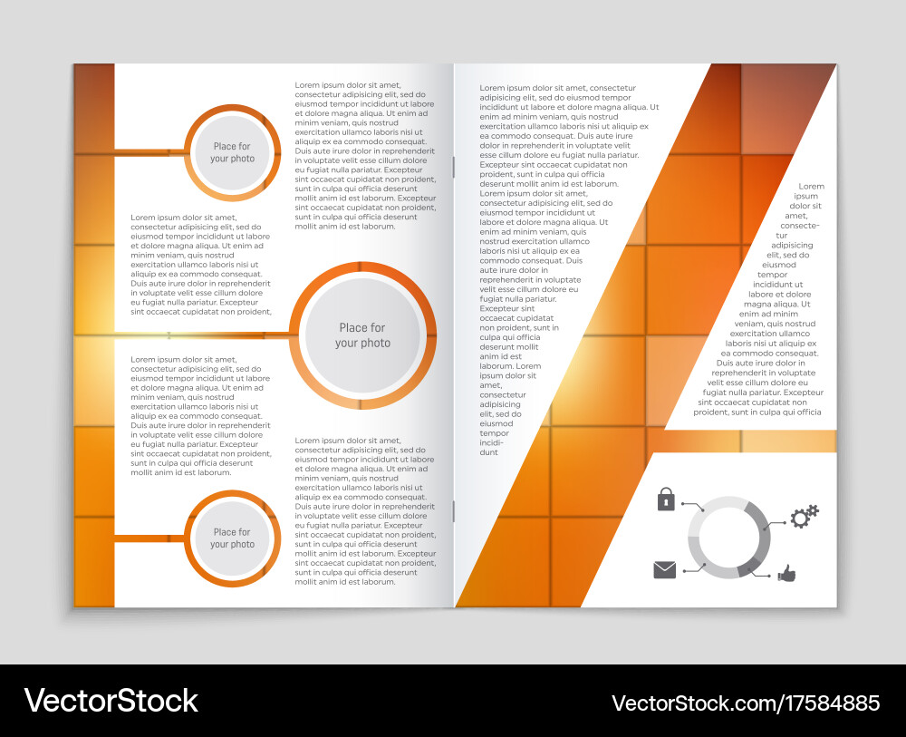 Abstract layout background set for art Vector Image