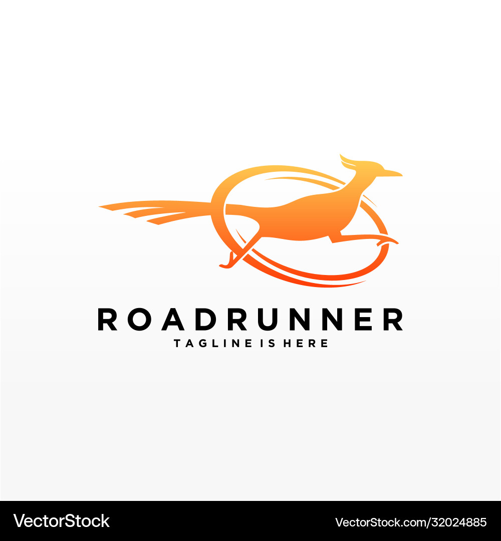 Roadrunner bird abstract minimal simple geometric Roadrunner bird abstract minimal simple geometric vector image