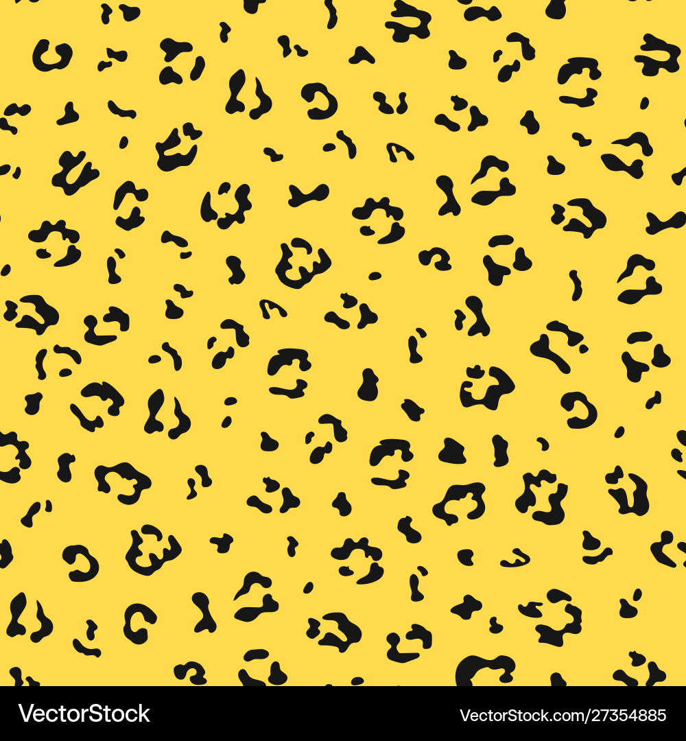Seamless leopard pattern print Vector Image