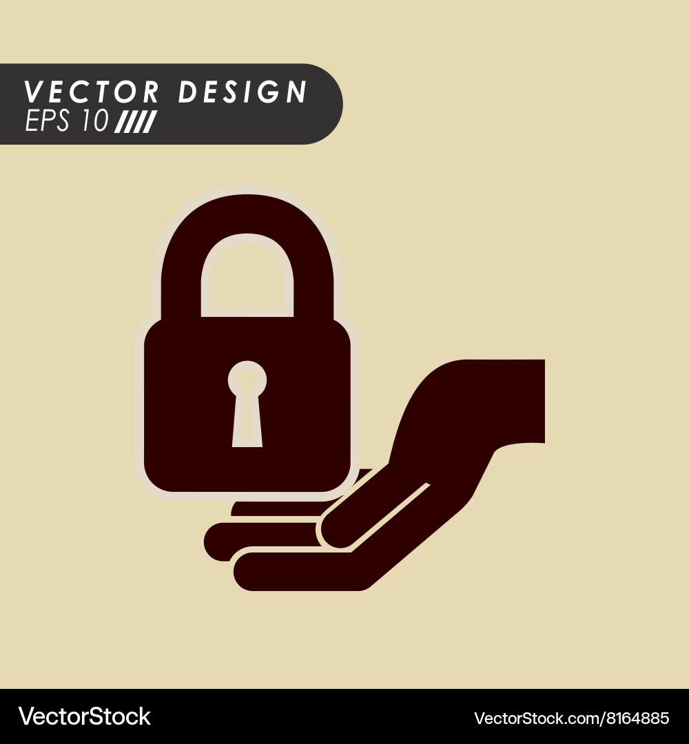 Security system design vector image
