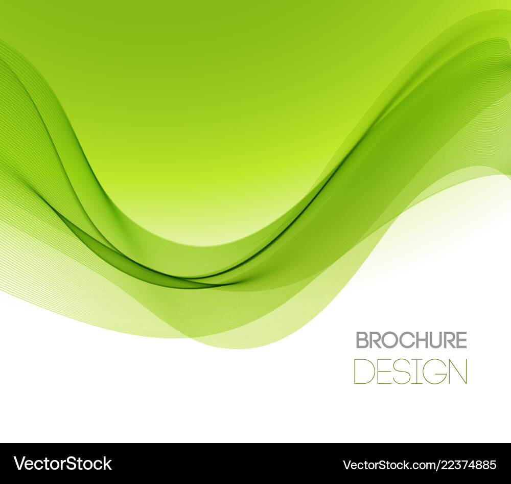 Smooth Color Wave Background vector image