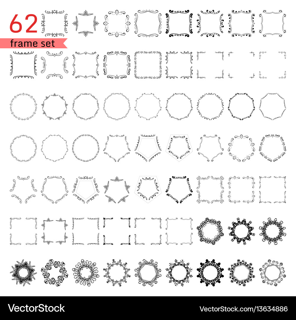 Bunch of simple and elegant design elements Bunch of simple and elegant design elements vector image