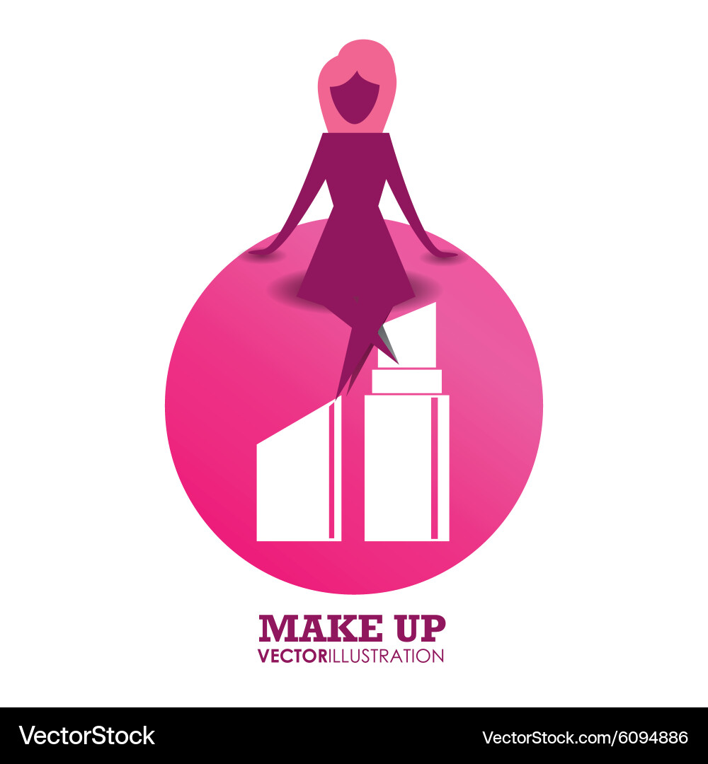 Make up design Vector Image