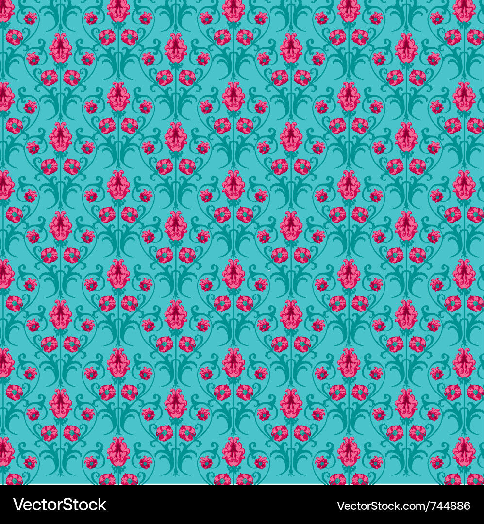 Tulip pattern Vector Image