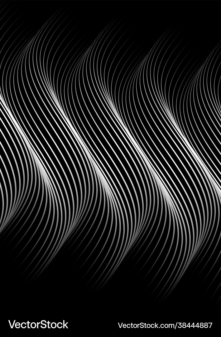 Dynamic Line Flow Background vector image